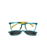 HARINA Kids - HT19970 Transparent Blue and Yellow CLIP-ON