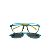 HARINA Kids - HT19971 Transparent Blue and Yellow CLIP-ON