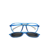 HARINA Kids - HT19971 Transparent Blue and White CLIP-ON