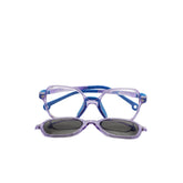 HARINA Kids - HT19974 Transparent Purple and Blue CLIP-ON