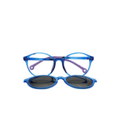 HARINA Kids - HT19975 Transparent Blue and Purple CLIP-ON
