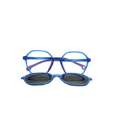 HARINA Kids - HT19979 Transparent Blue and Purple CLIP-ON