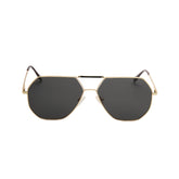 HARINA HT8801 Gold and Black SUNGLASSES – Polarized Lenses